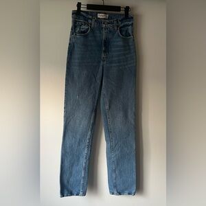 Abercrombie & Fitch Straight Leg Blue Jeans